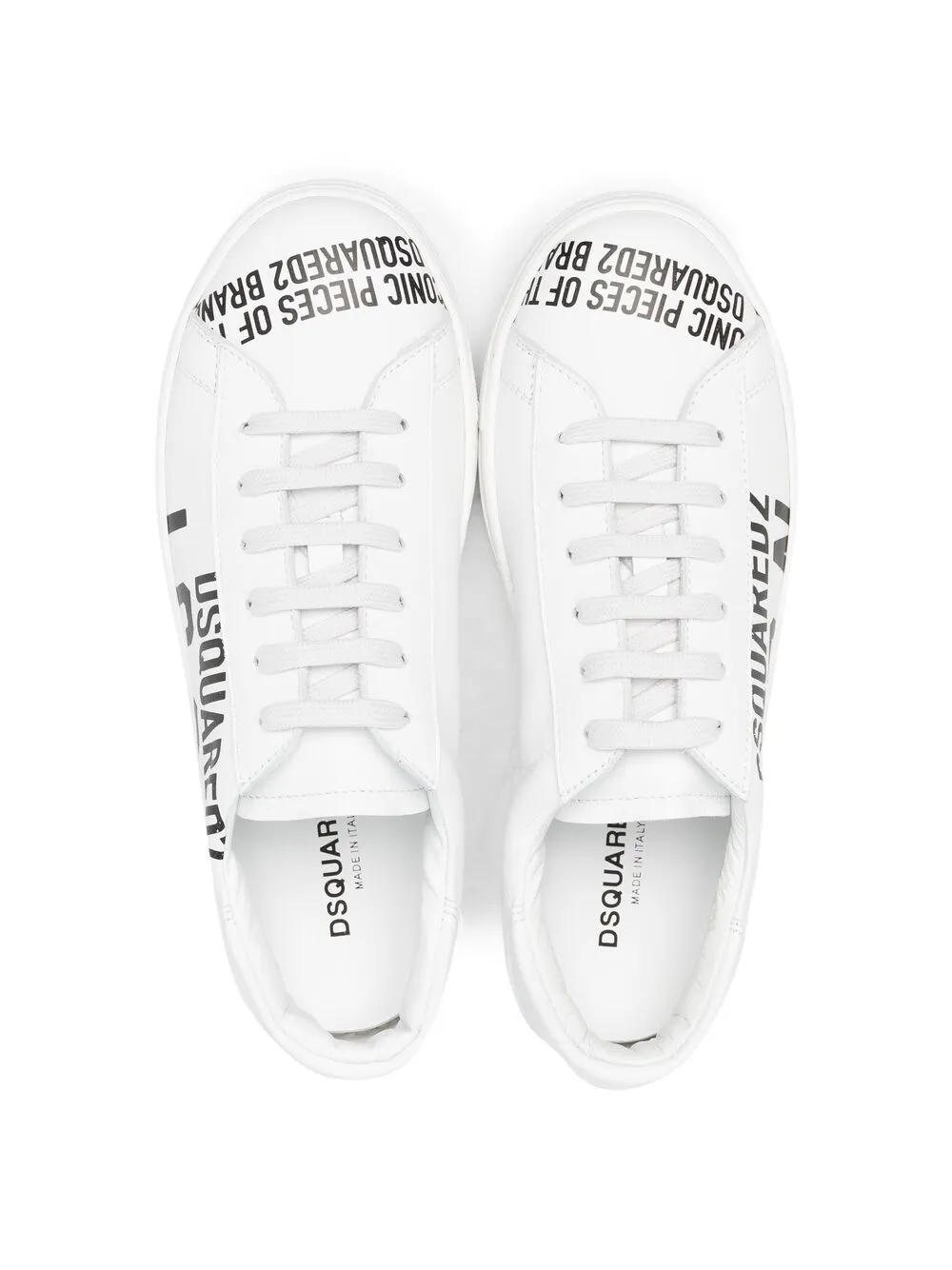 фото Dsquared2 kids кроссовки с принтом icon