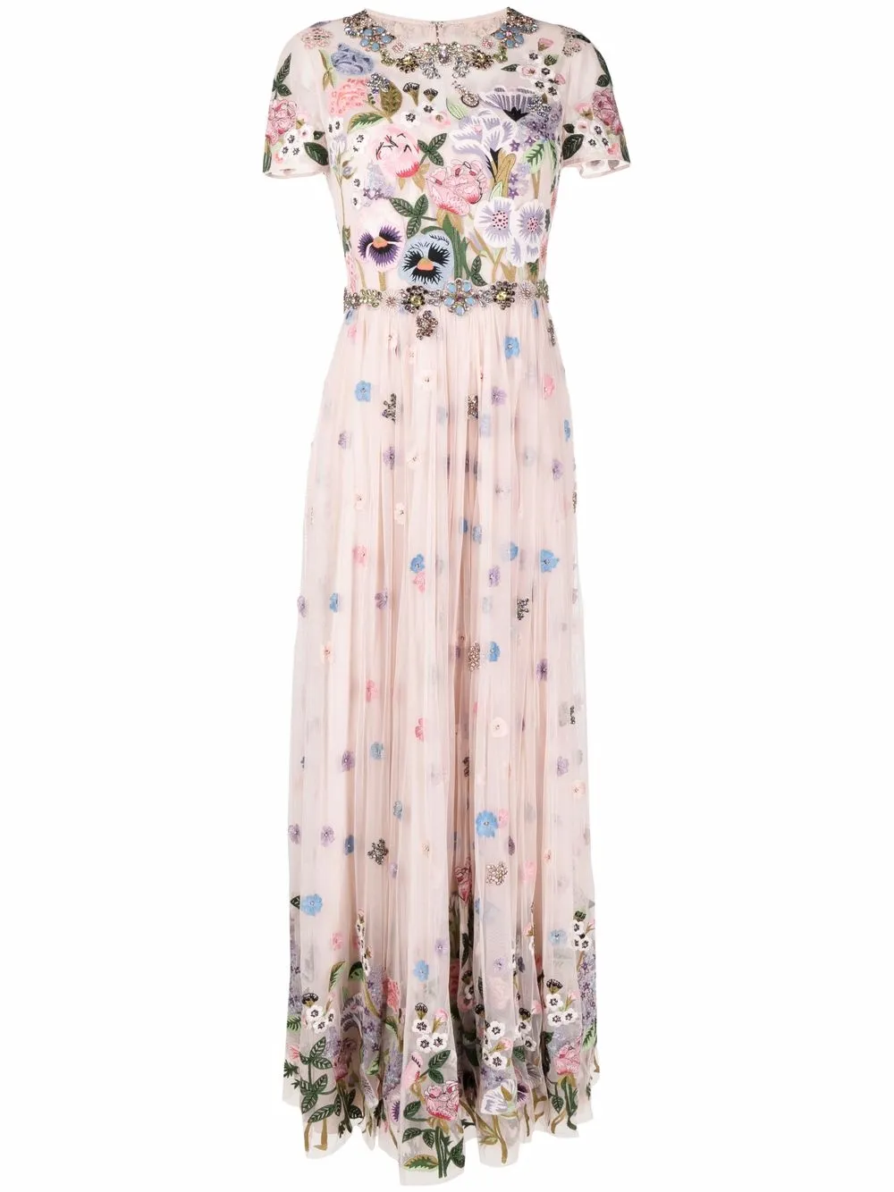 фото Jenny packham платье с цветочной вышивкой
