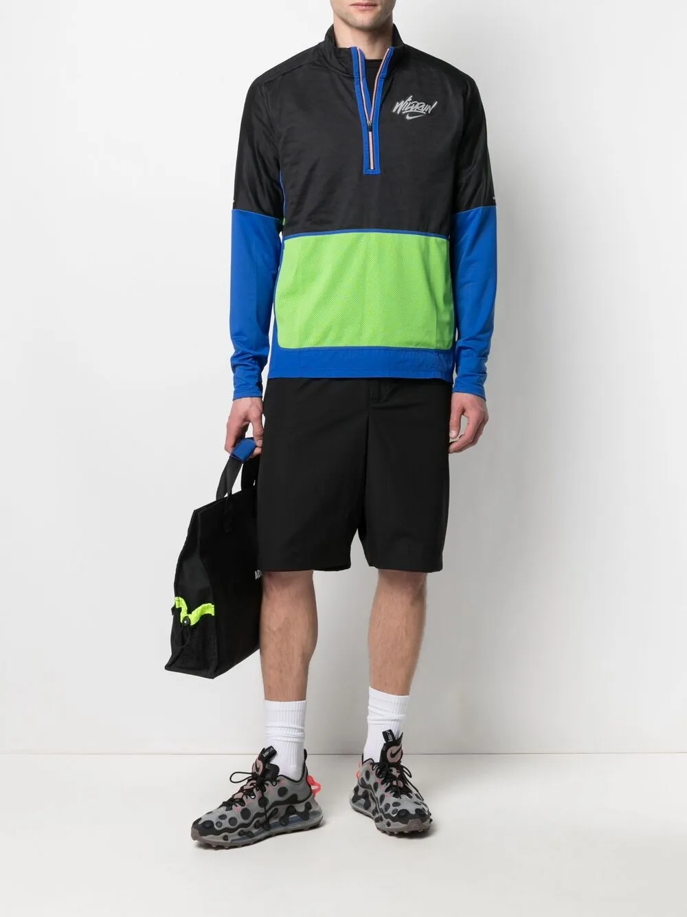 фото Nike куртка wildrun в стиле колор-блок