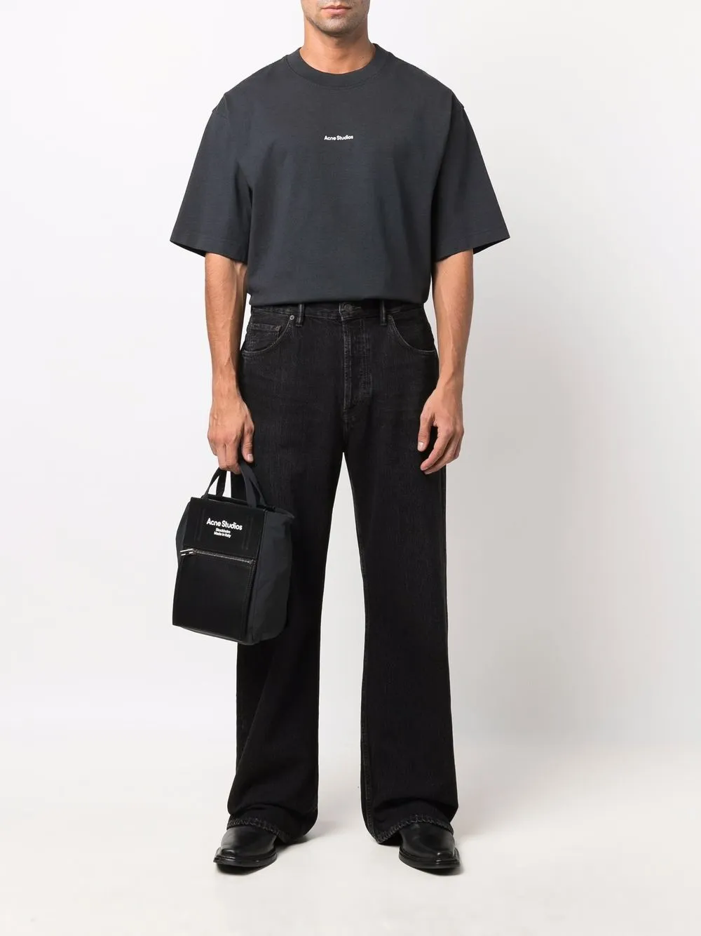 фото Acne studios широкие джинсы