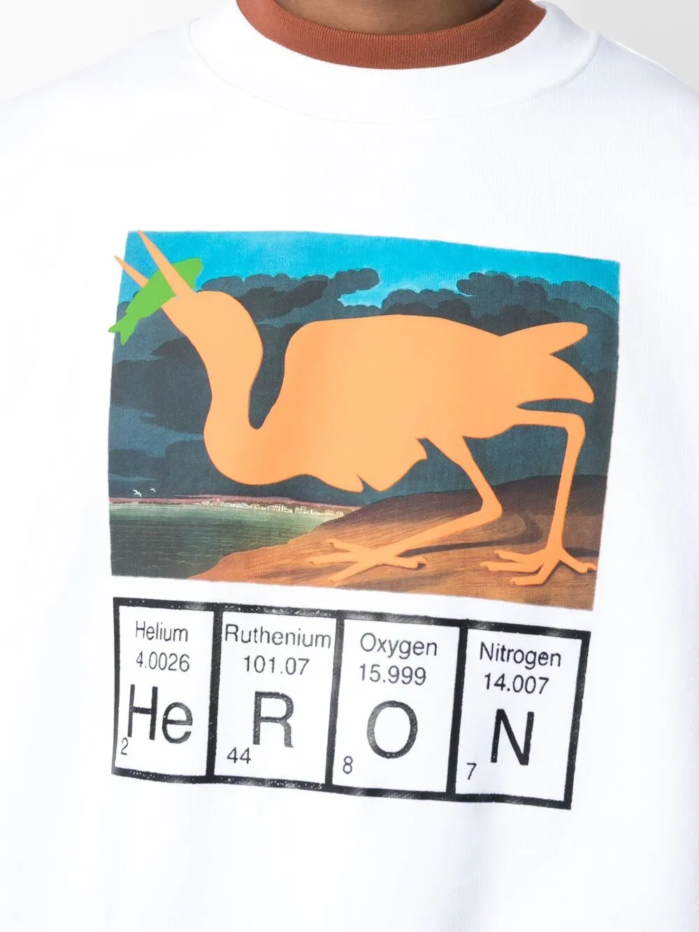 фото Heron preston толстовка с принтом