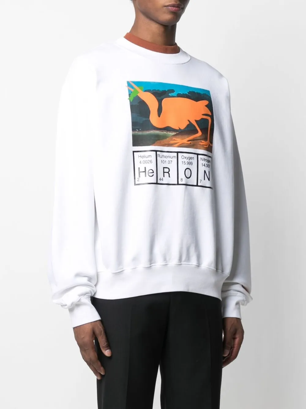 фото Heron preston толстовка с принтом