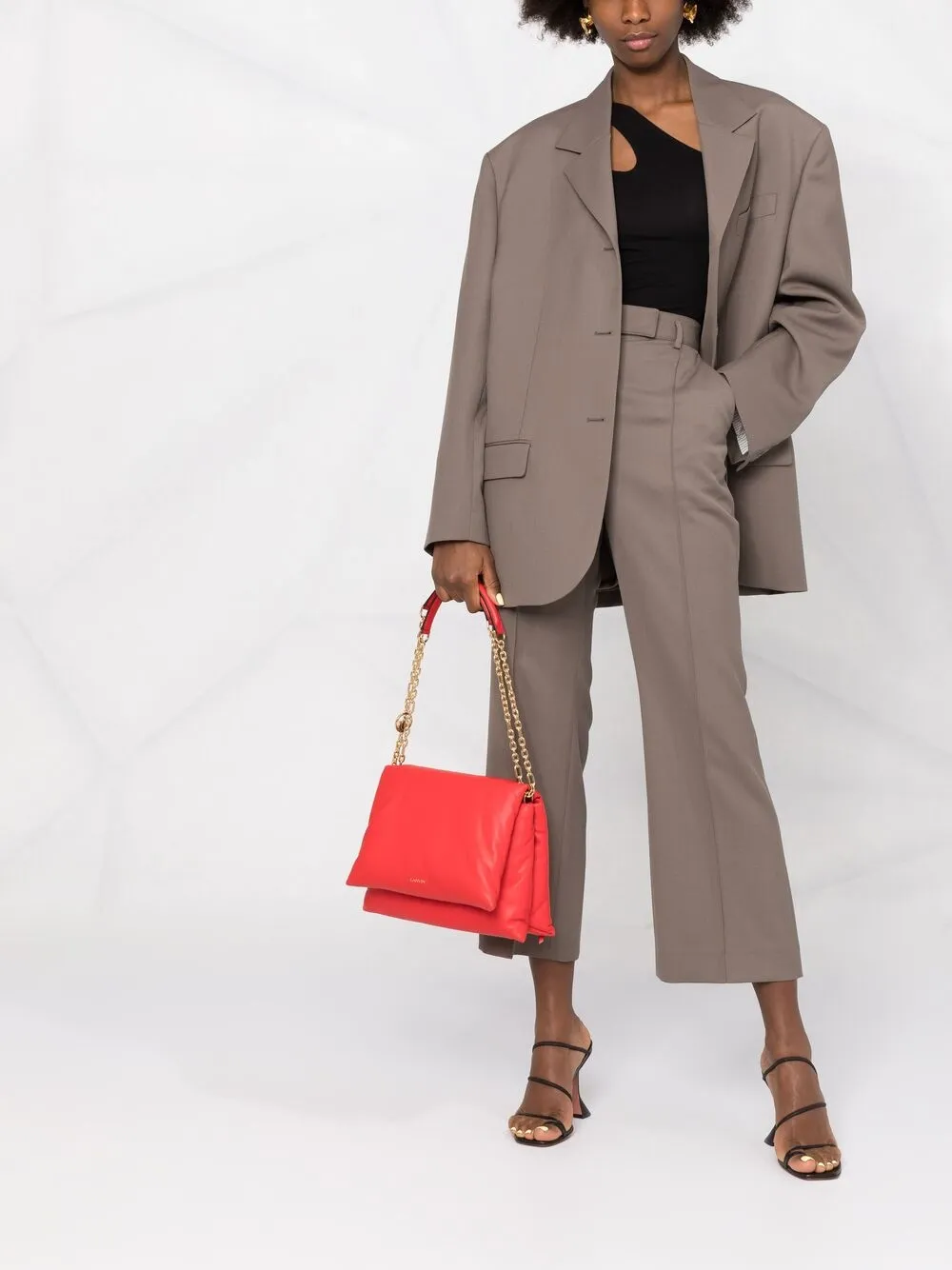 фото Lanvin сумка на плечо sunset среднего размера