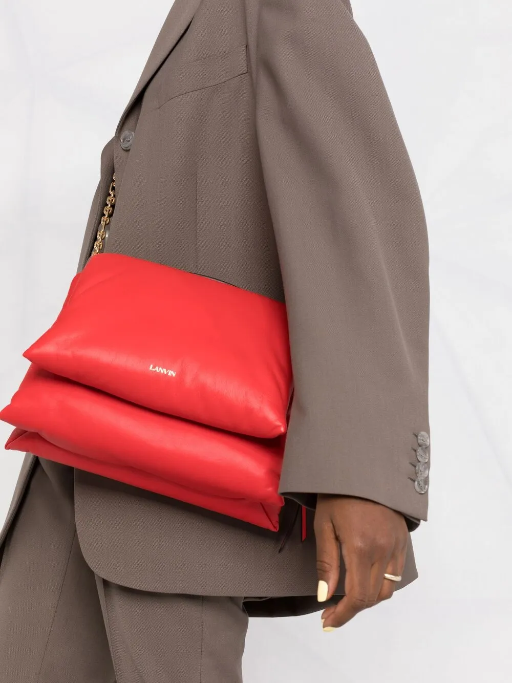 фото Lanvin сумка на плечо sunset среднего размера