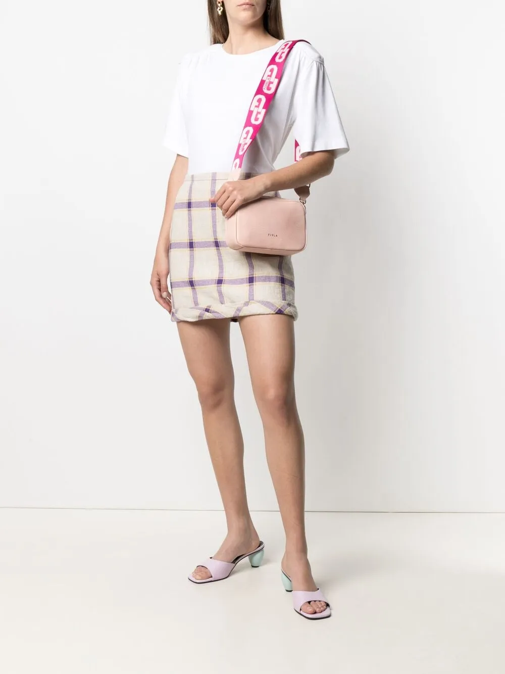 фото Furla каркасная сумка real