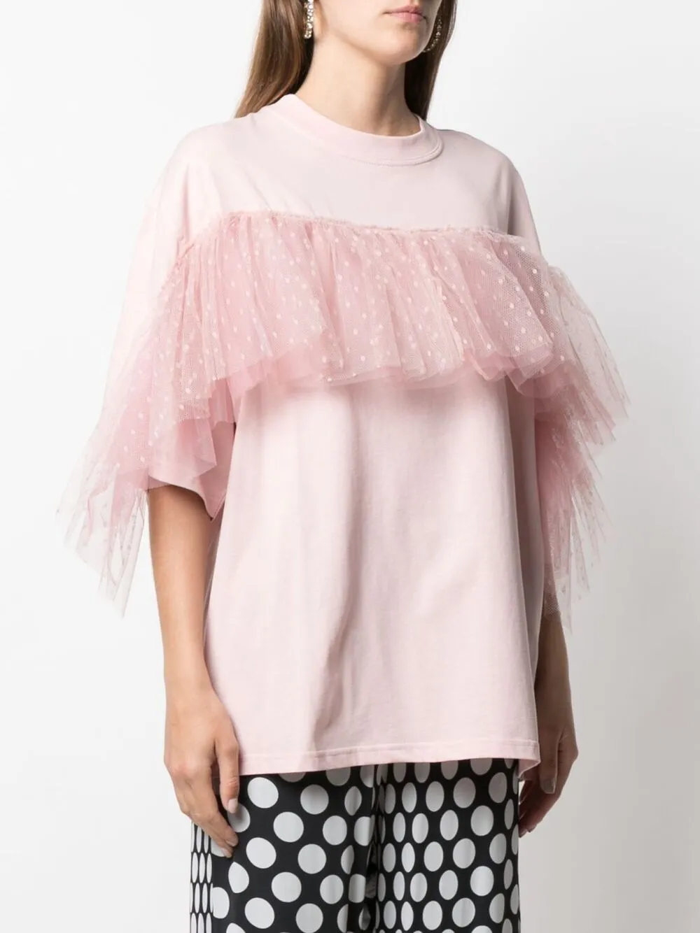 фото Red valentino футболка с оборками
