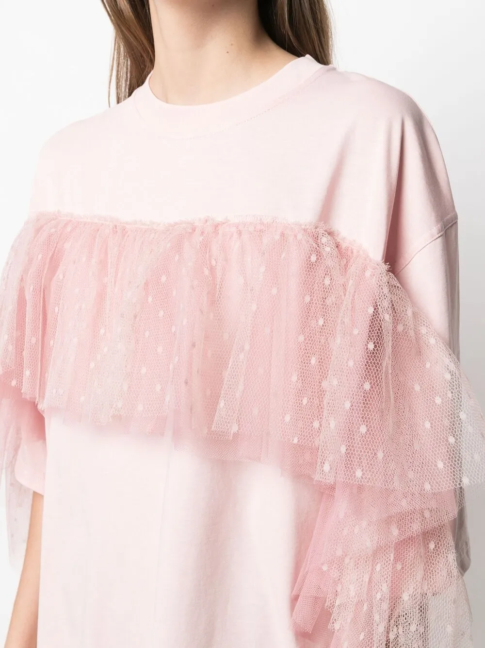 фото Red valentino футболка с оборками