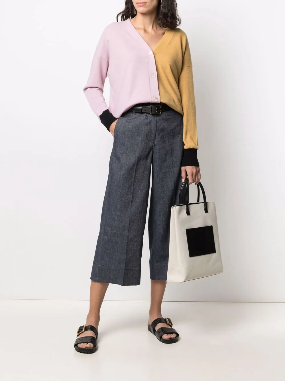 фото Paul smith укороченные брюки широкого кроя