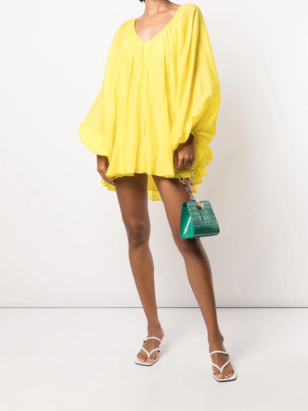 фото Alice+olivia платье мини tallie с v-образным вырезом