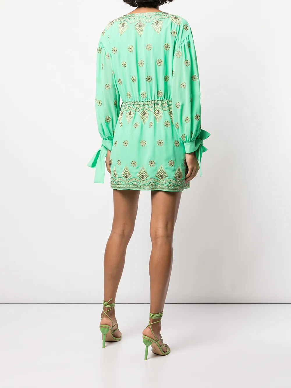 фото Alice+olivia платье-туника zia с вышивкой