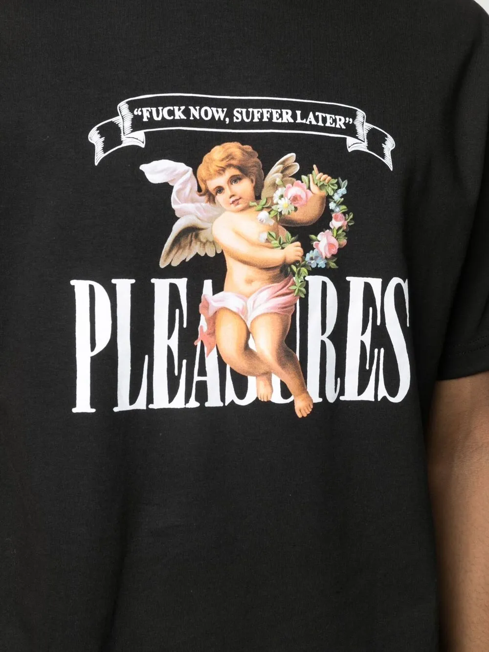 фото Pleasures футболка с логотипом