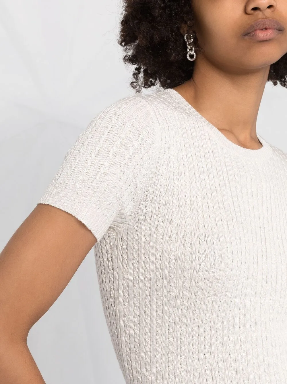 фото Lauren ralph lauren футболка alutria фактурной вязки