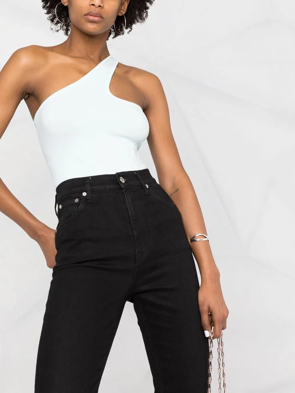 фото Helmut lang топ с вырезами