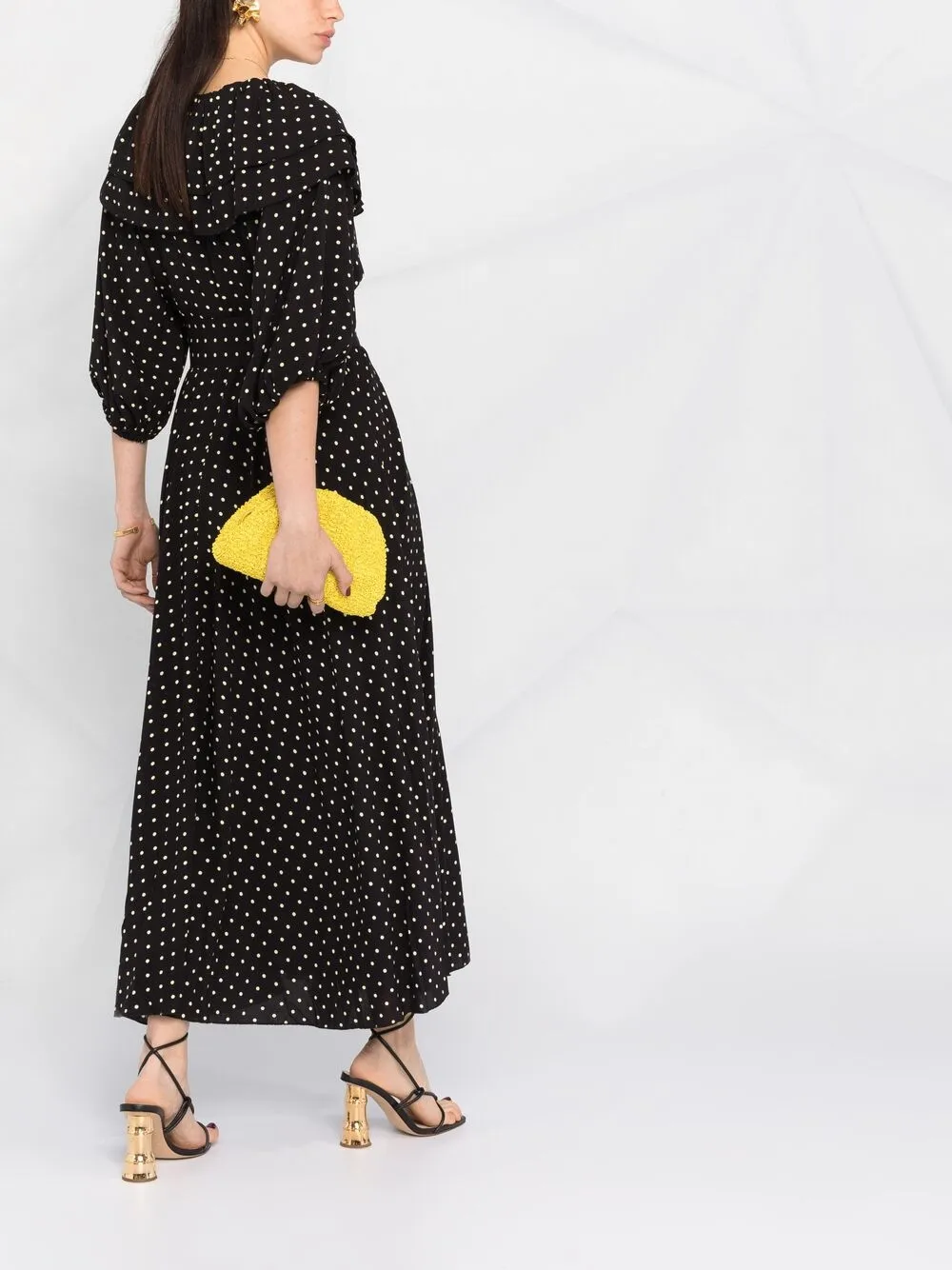 фото Rotate birger christensen платье ellie с принтом