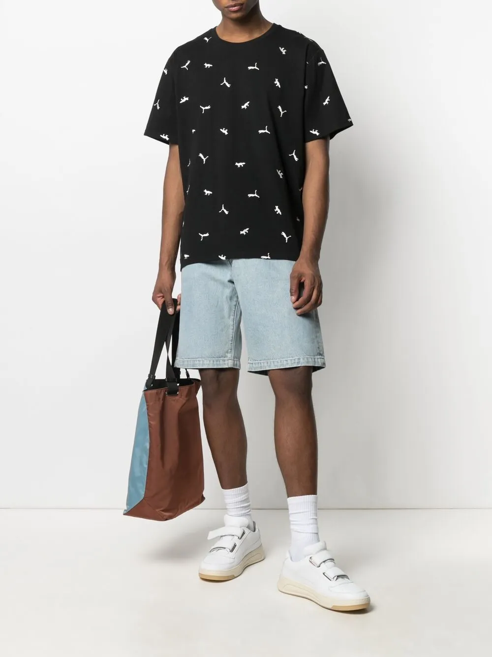 фото Puma футболка с вышитым логотипом