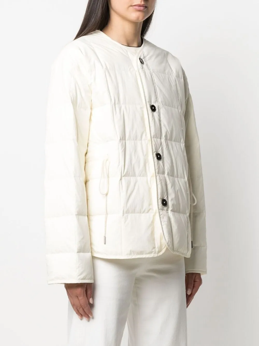 фото Jil sander стеганая куртка на пуговицах