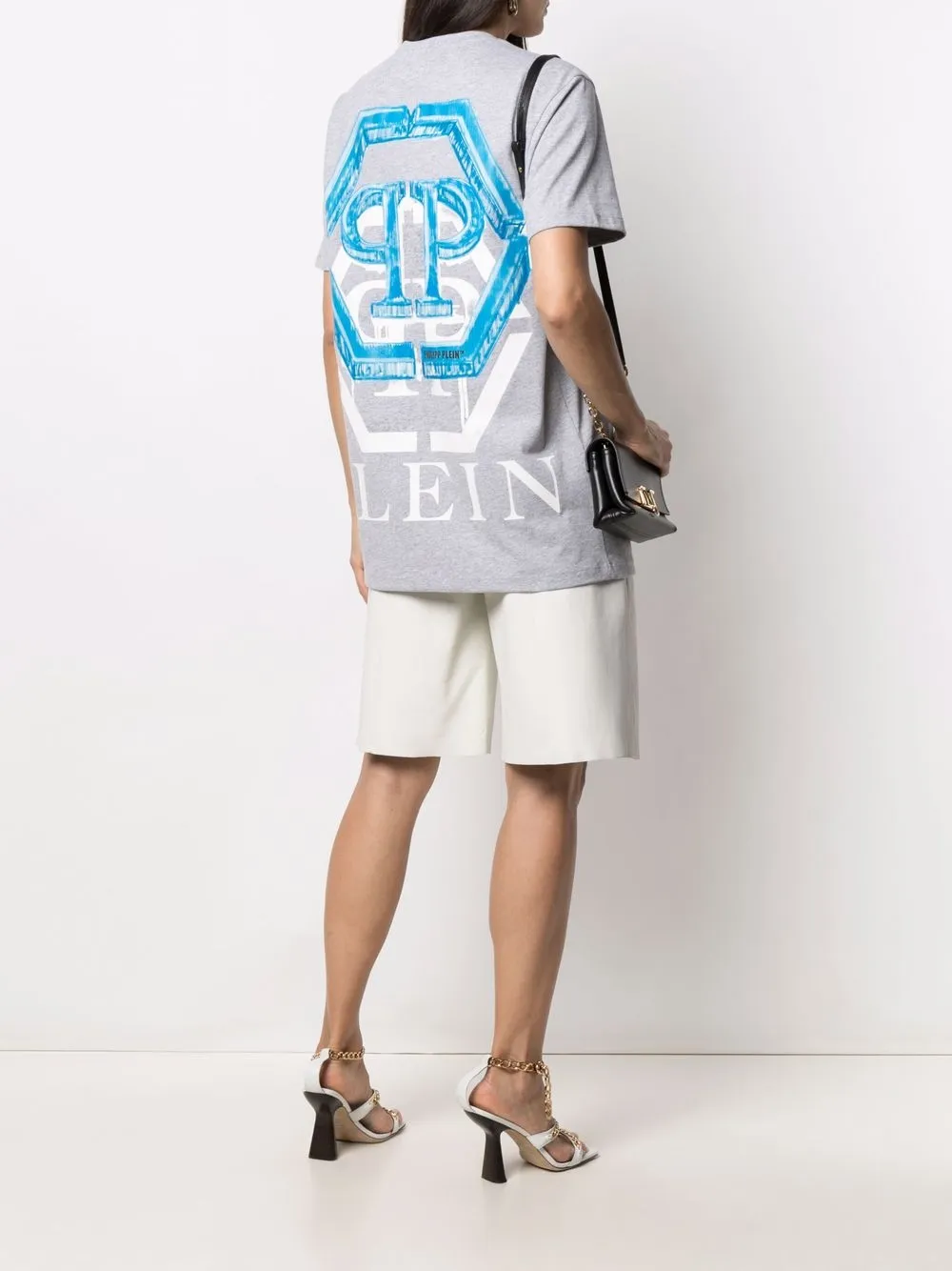 фото Philipp plein футболка с принтом hexagon