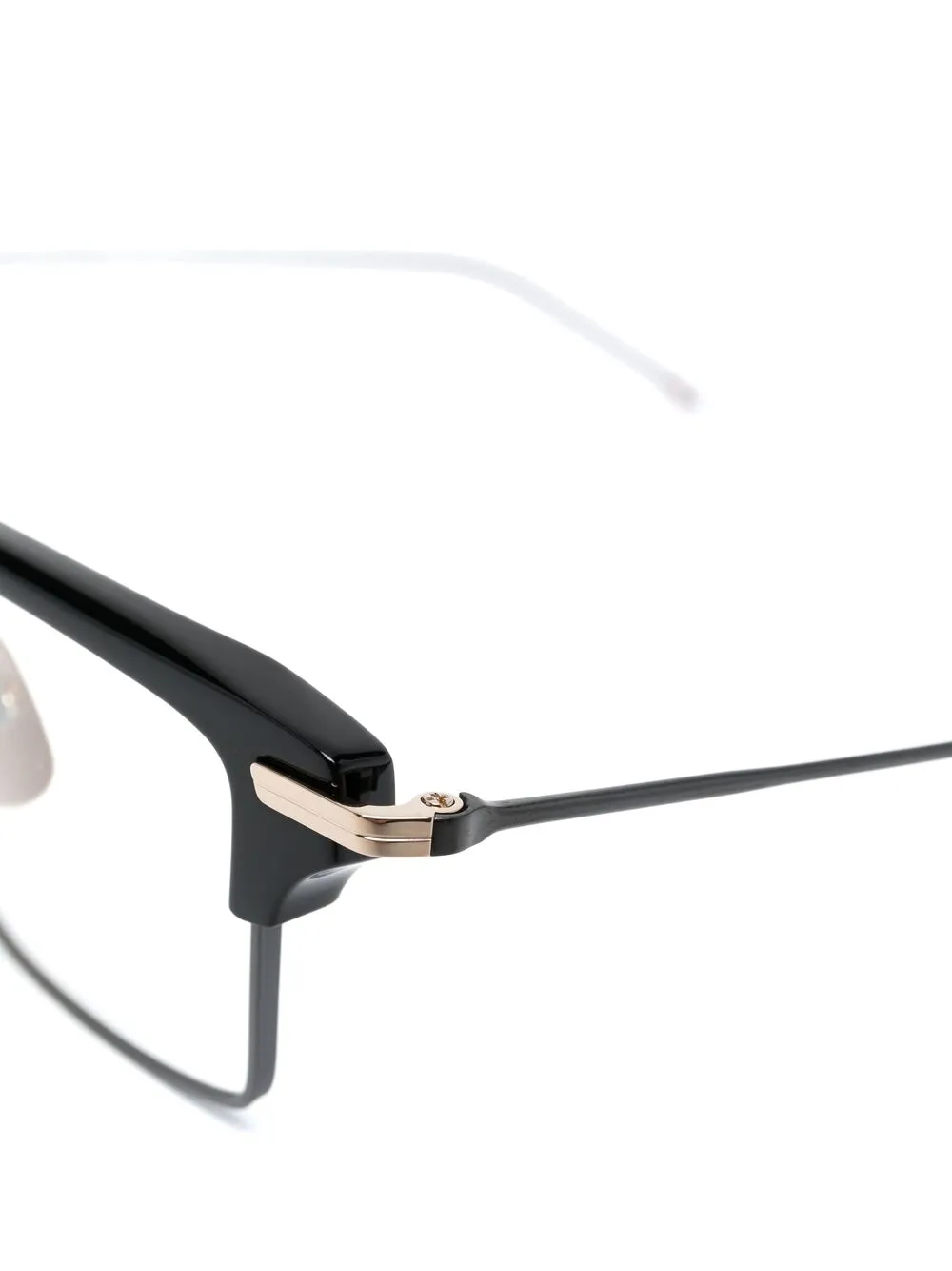 фото Thom browne eyewear очки в квадратной оправе с полосками rwb