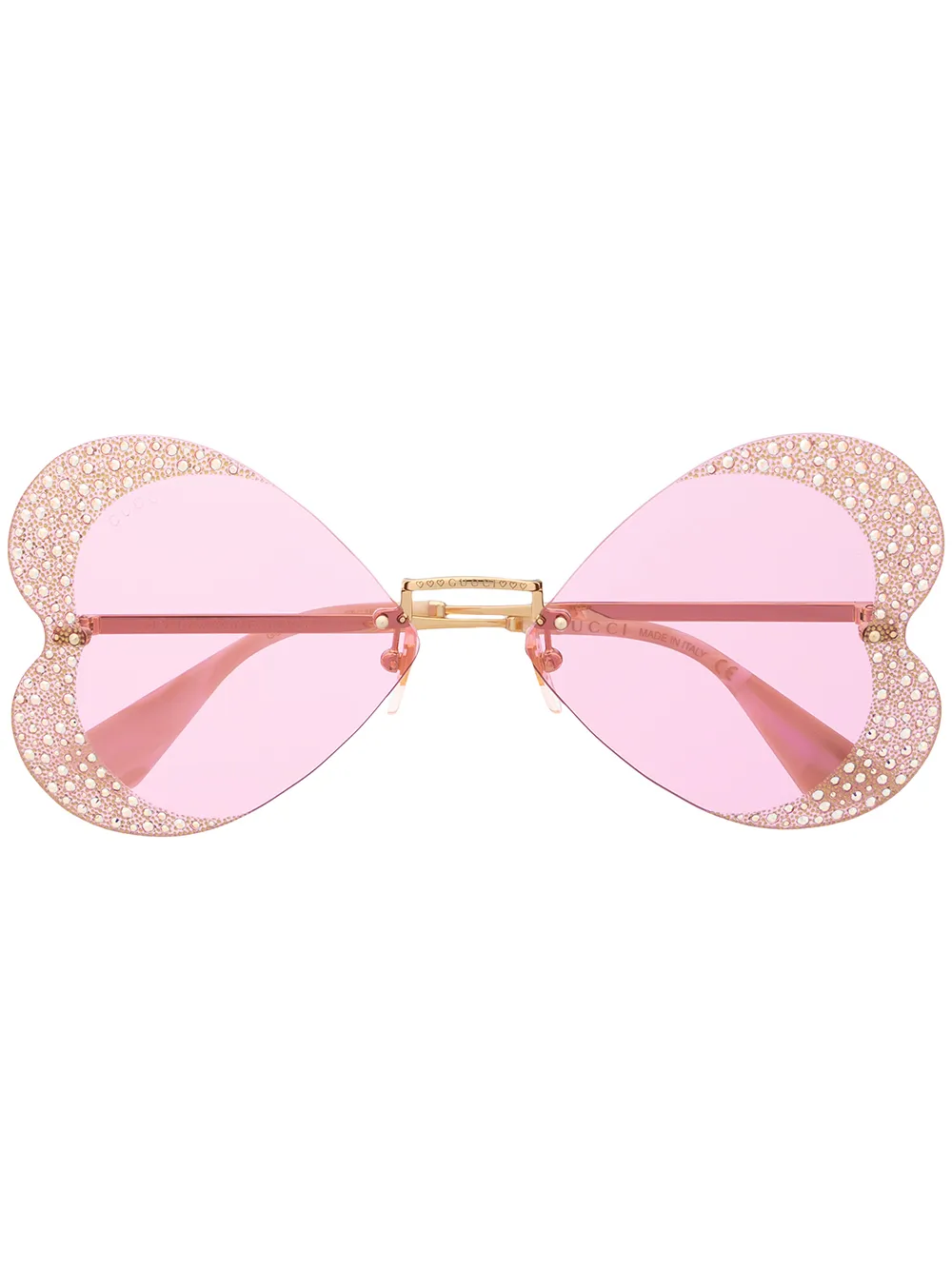 фото Gucci eyewear солнцезащитные очки с кристаллами