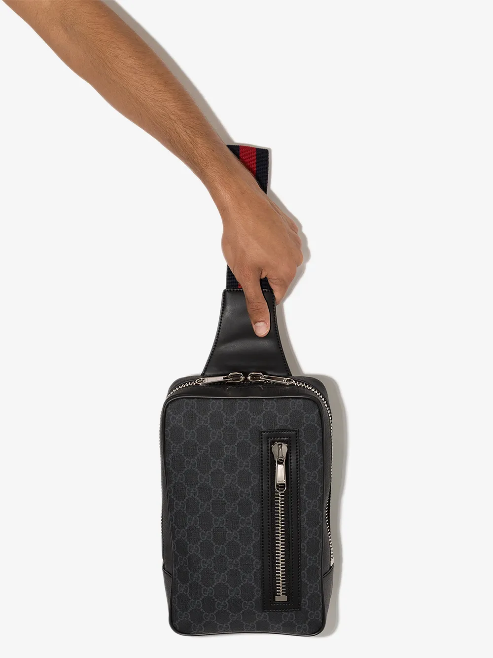 фото Gucci поясная сумка с логотипом gg