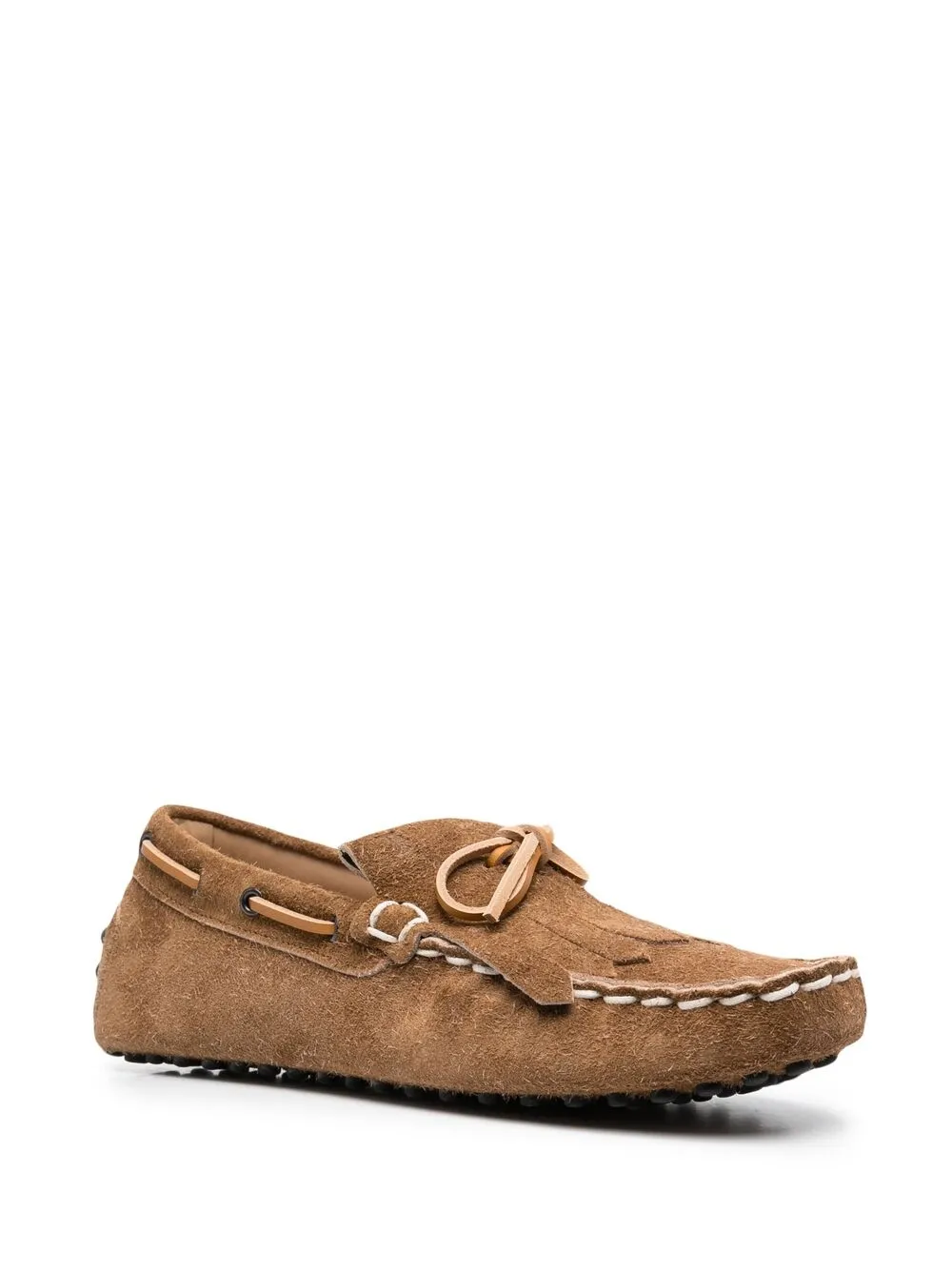 фото Tod's мокасины gommino с бахромой