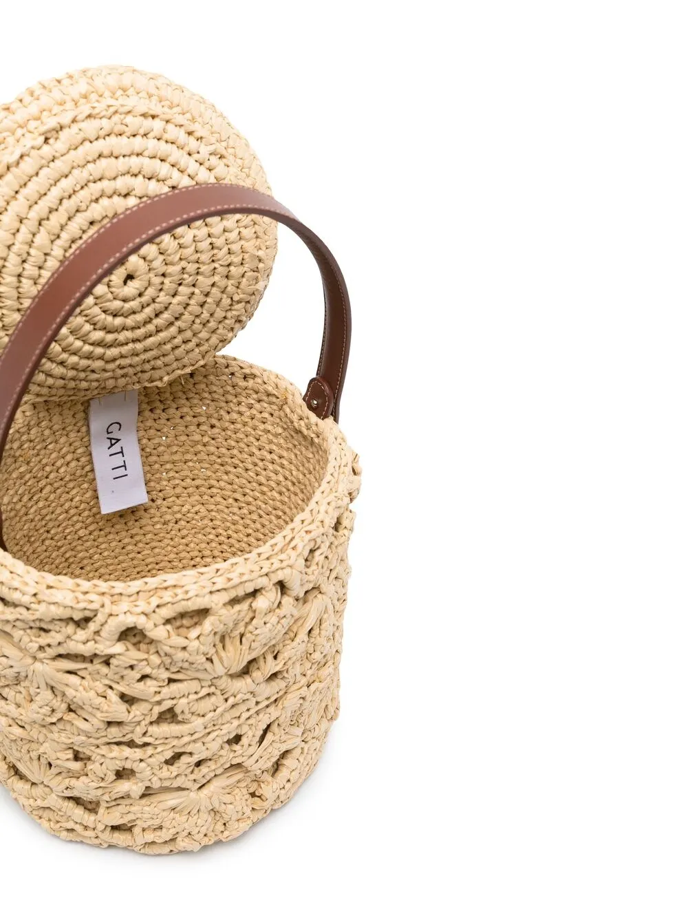 фото Gatti сумка-ведро jane в технике кроше