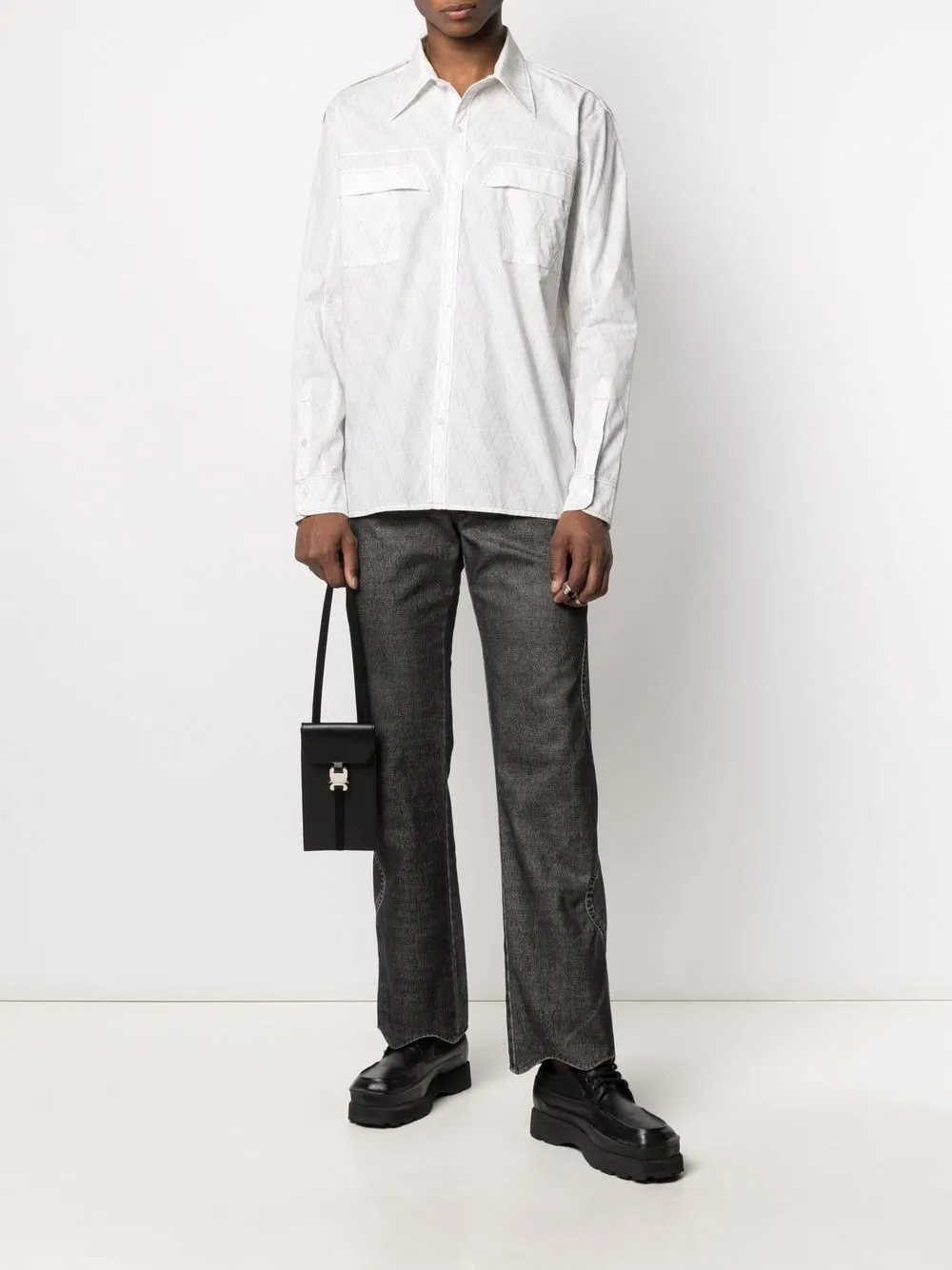 фото Georges wendell прямые джинсы средней посадки