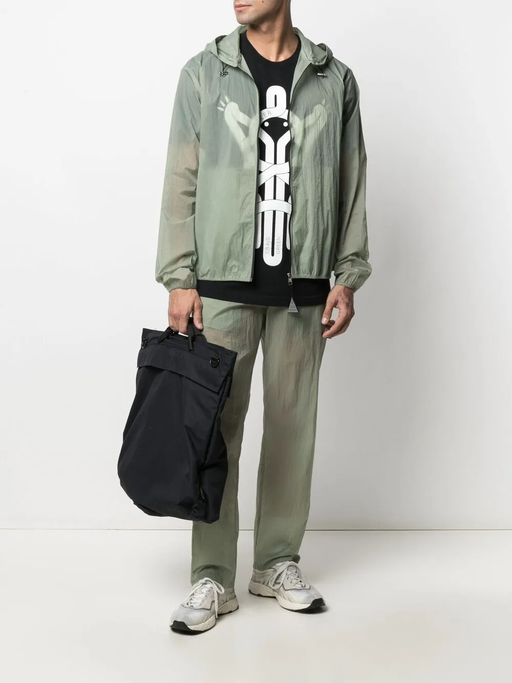 фото Moncler genius x craig green полупрозрачная куртка из коллаборации с moncler