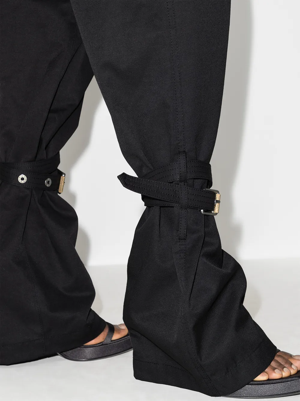 Dion Lee Blouson Belted Detail Trousers Farfetch