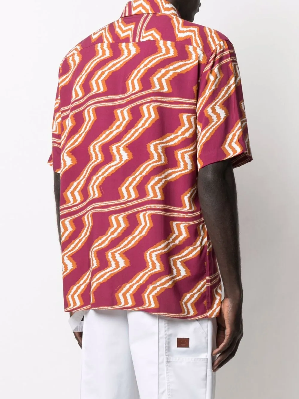 фото Missoni рубашка с узором зигзаг