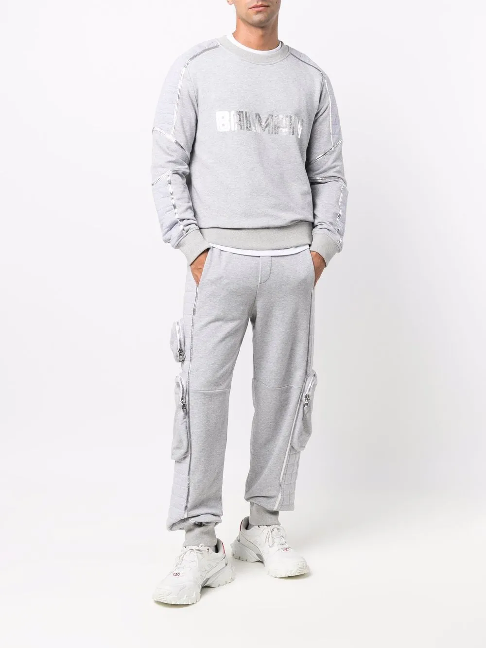 фото Balmain толстовка с логотипом