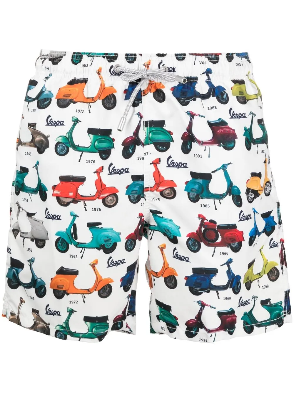 фото Mc2 saint barth плавки-шорты gustavia vespa с принтом