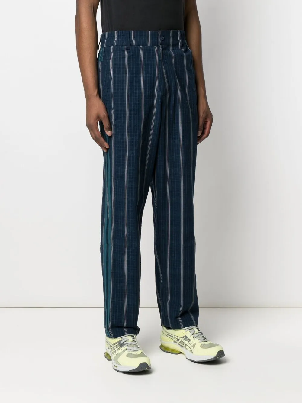 фото Adidas прямые брюки в полоску