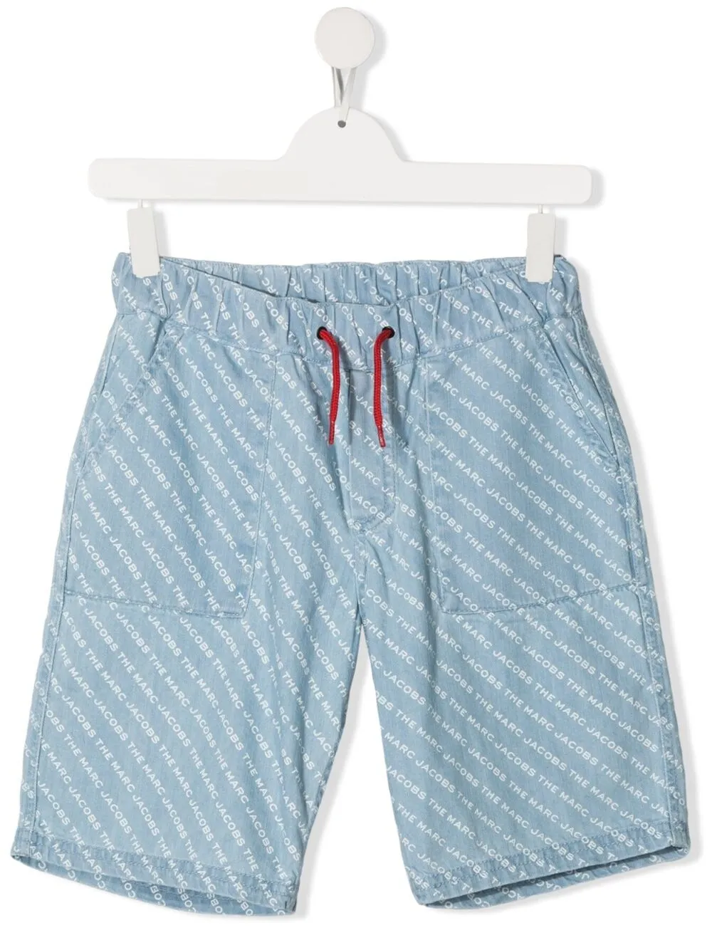 фото The marc jacobs kids джинсовые шорты с логотипом
