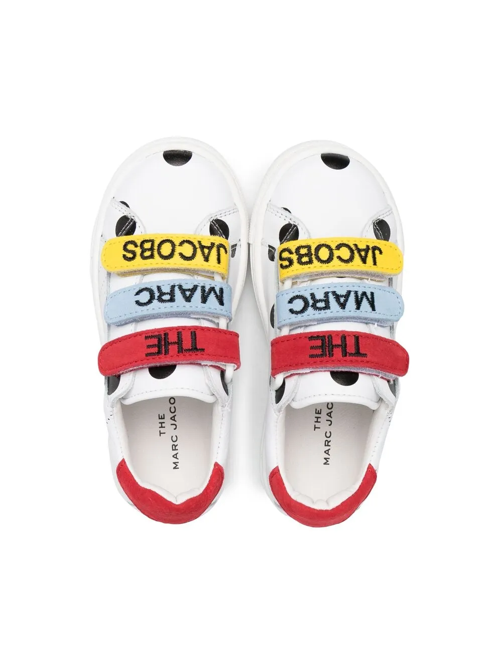 фото The marc jacobs kids кроссовки с узором в горох