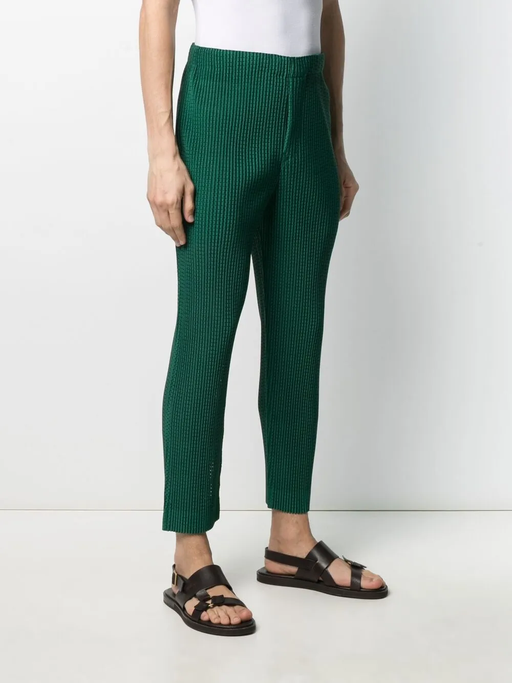 фото Homme plissé issey miyake плиссированные брюки кроя слим