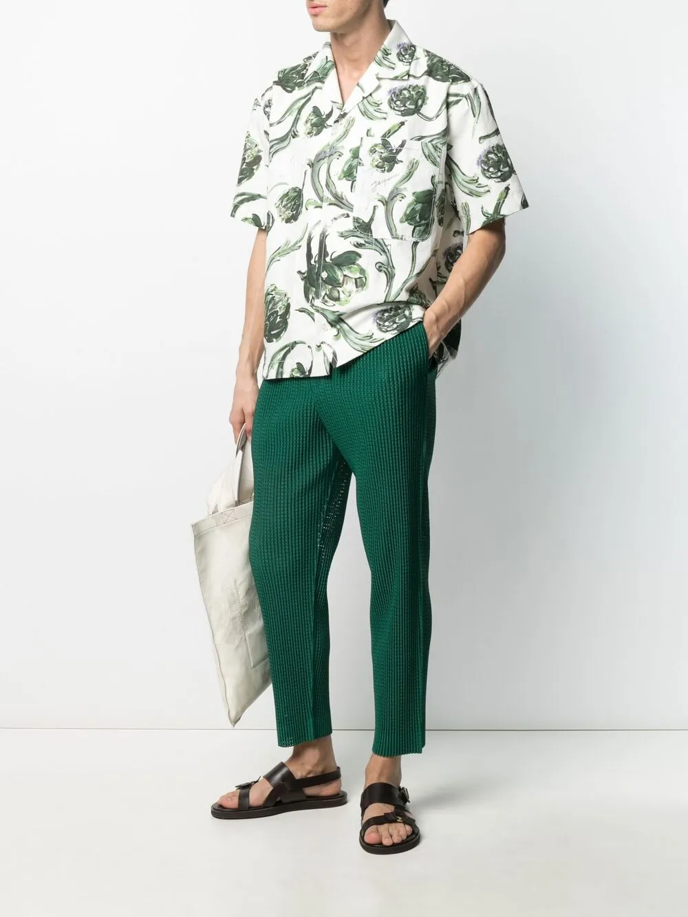 фото Homme plissé issey miyake плиссированные брюки кроя слим