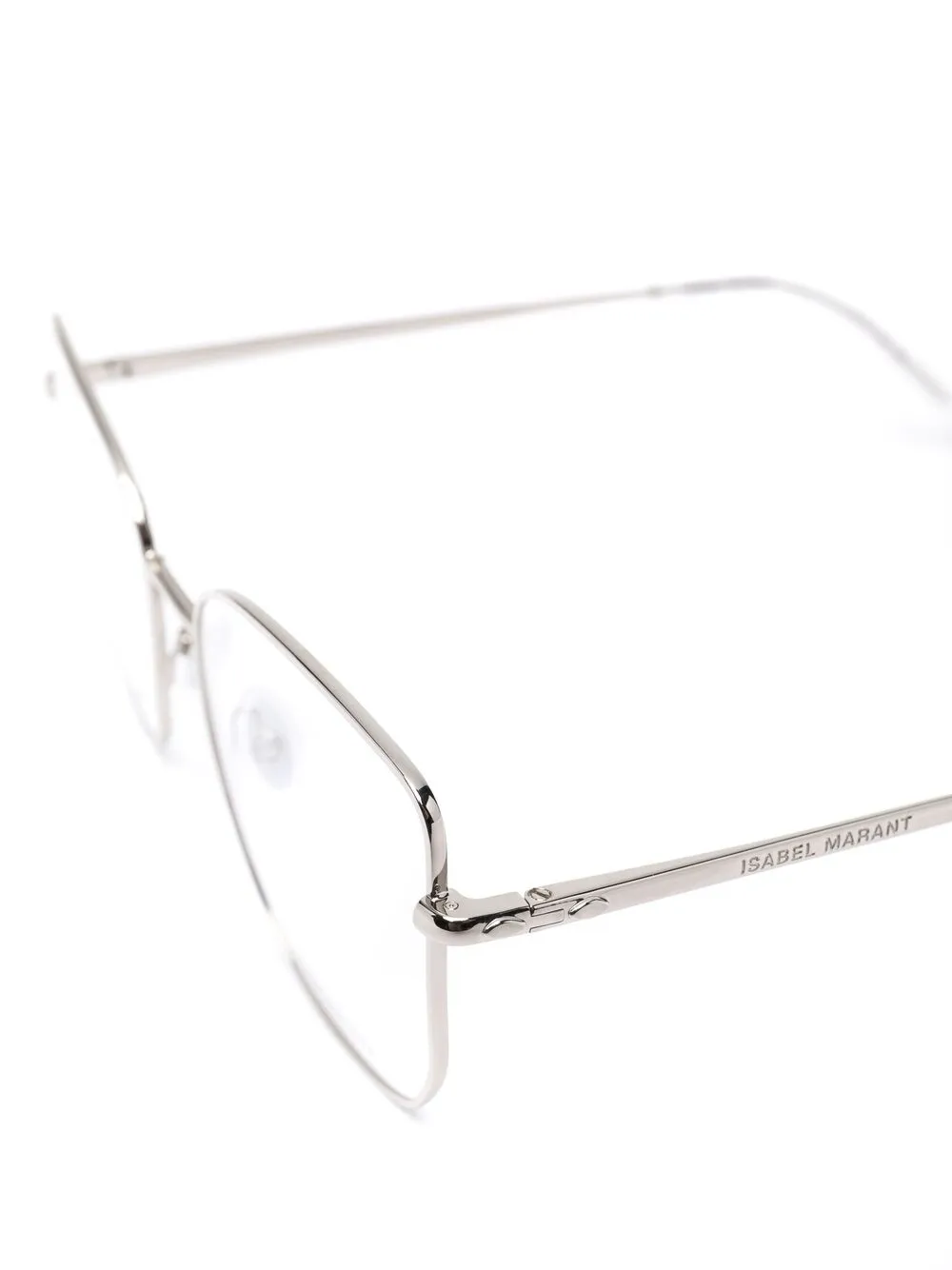 фото Isabel marant eyewear очки в круглой оправе с тисненым логотипом