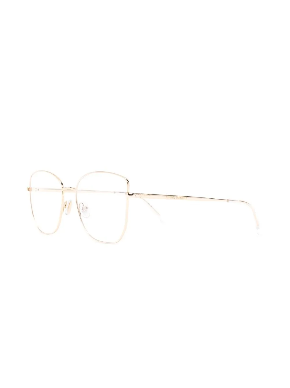 фото Isabel marant eyewear очки в круглой оправе с тисненым логотипом