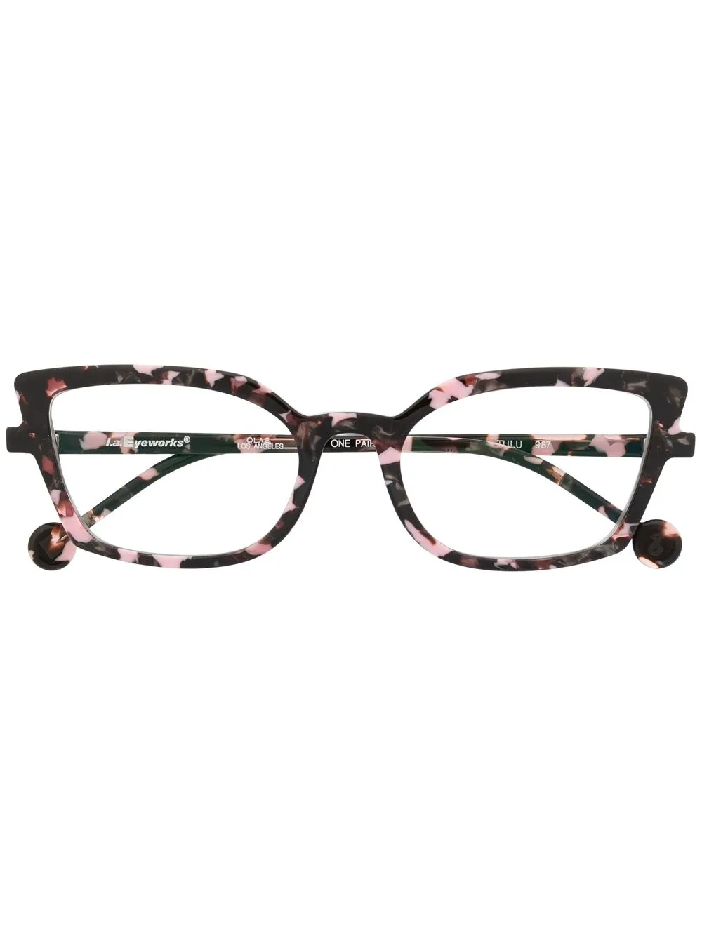 фото L.a. eyeworks очки в оправе 'кошачий глаз'