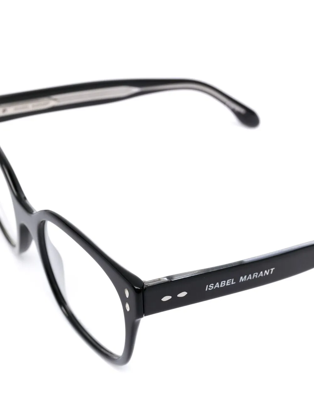 фото Isabel marant eyewear очки в квадратной оправе с тисненым логотипом