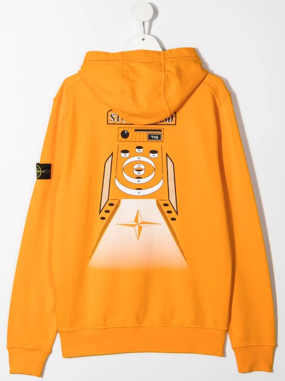 фото Stone island junior худи с графичным принтом