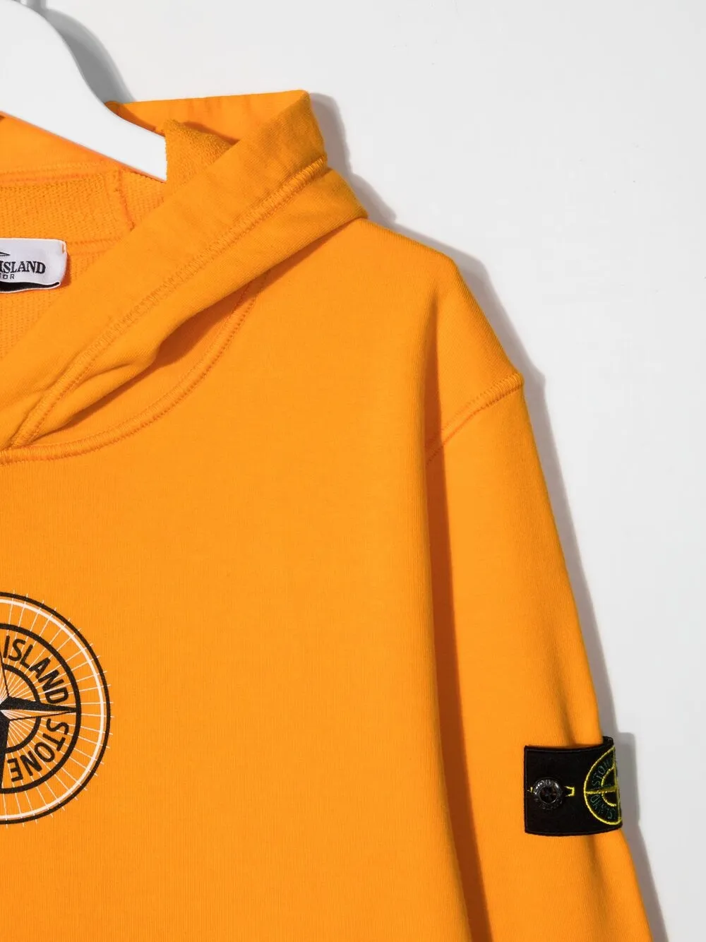фото Stone island junior худи с графичным принтом