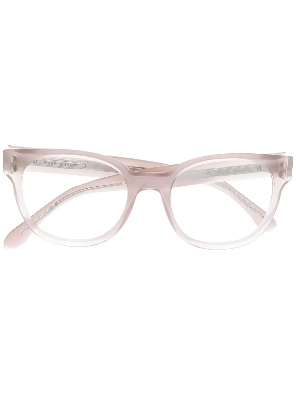 фото Isabel marant eyewear очки в квадратной оправе с тисненым логотипом