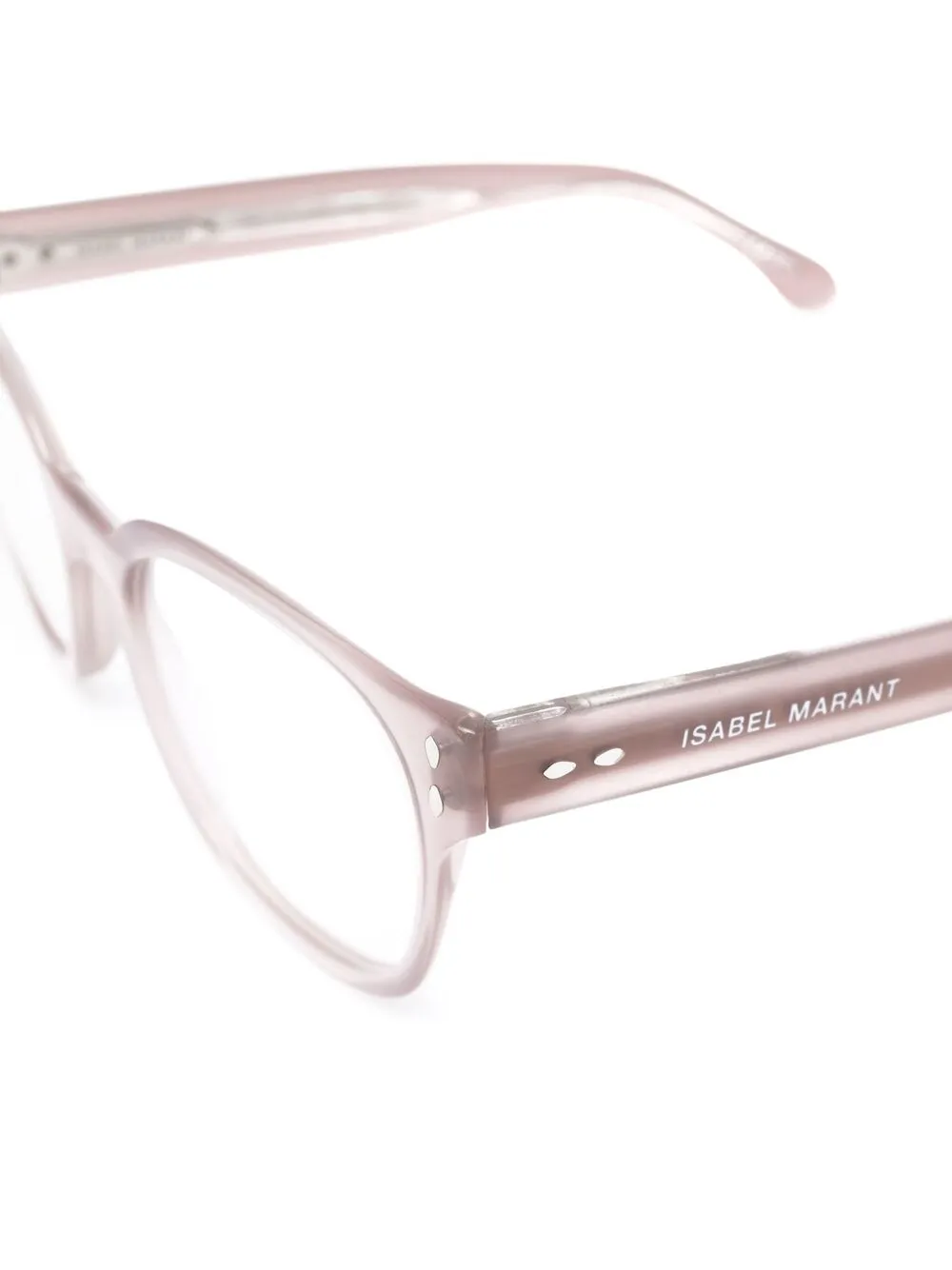 фото Isabel marant eyewear очки в квадратной оправе с тисненым логотипом