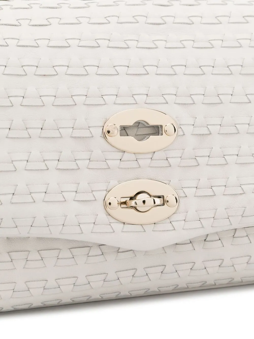 фото Zanellato плетеная мини-сумка postina