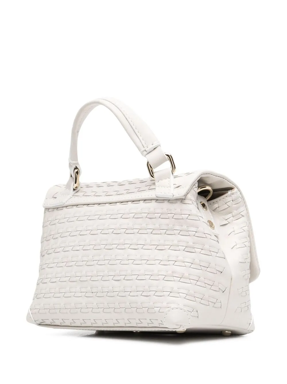 фото Zanellato плетеная мини-сумка postina