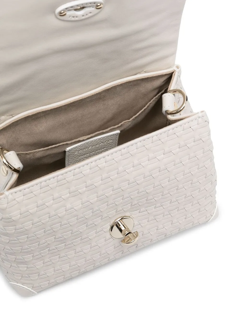 фото Zanellato плетеная мини-сумка postina