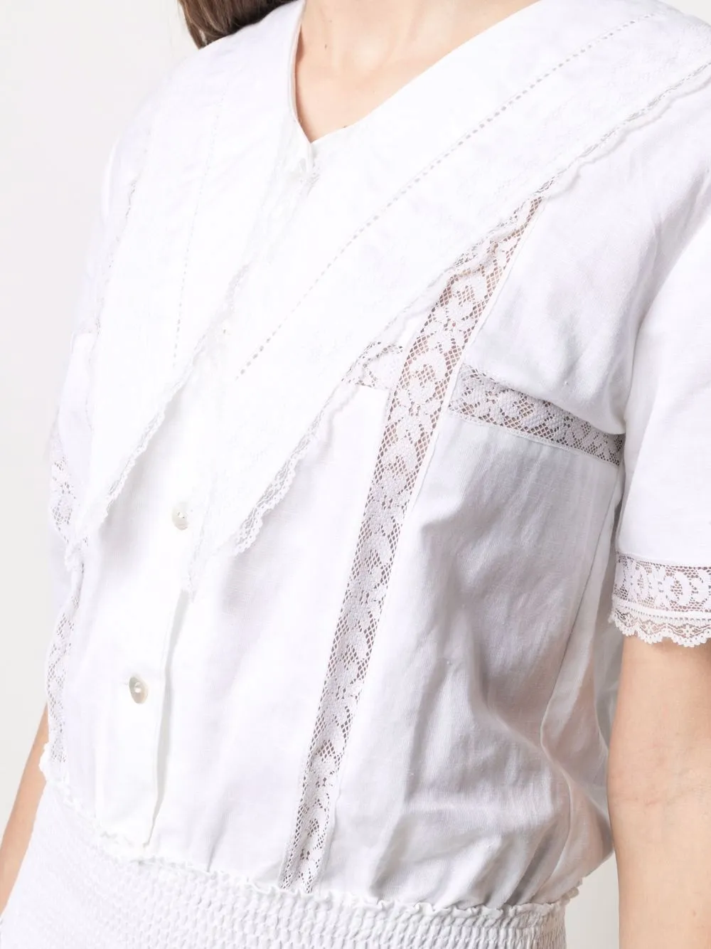 фото Cc by camilla cappelli платье с оборками и вышивкой