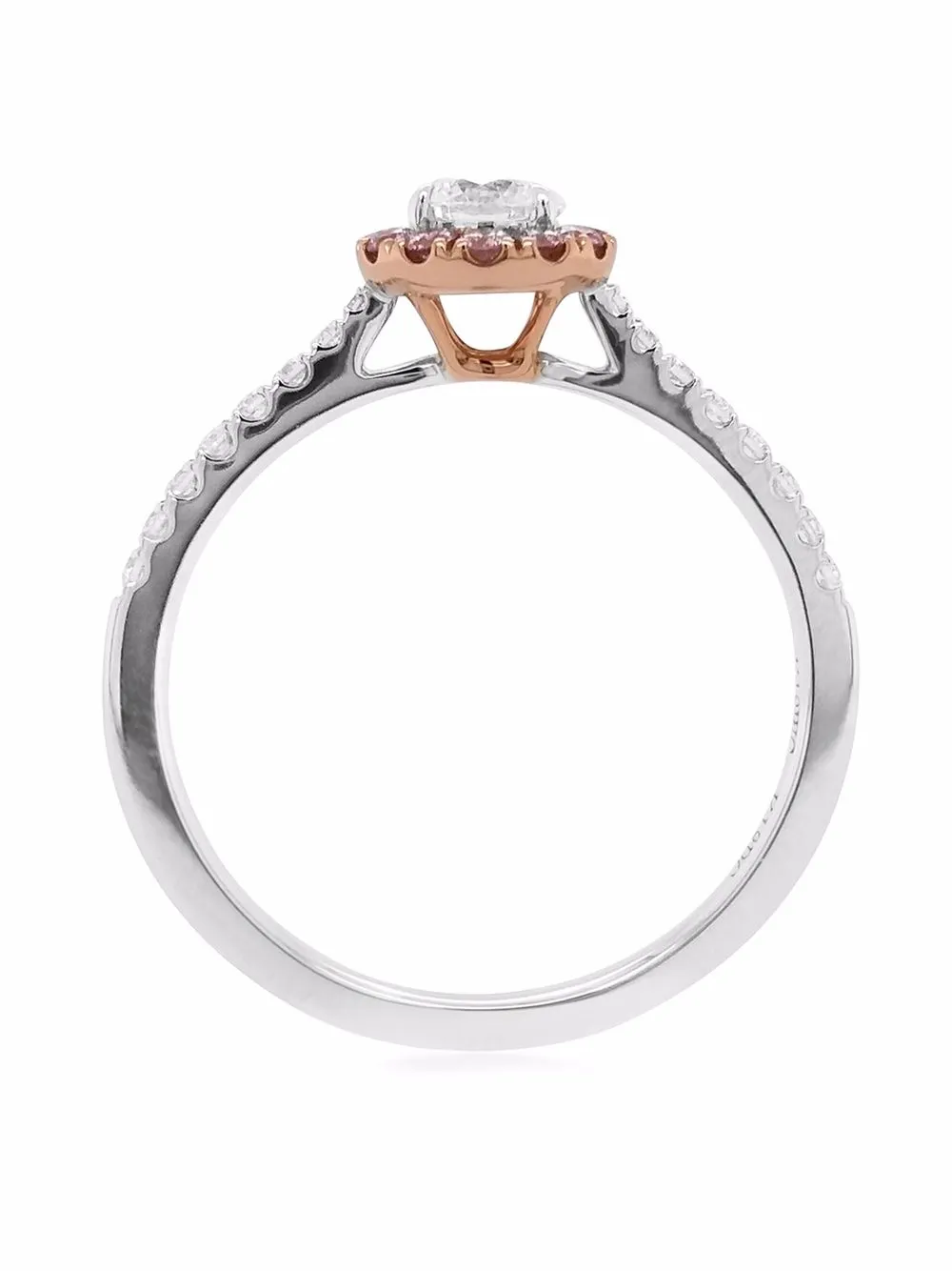 фото Hyt jewelry кольцо argyle из белого золота с бриллиантами